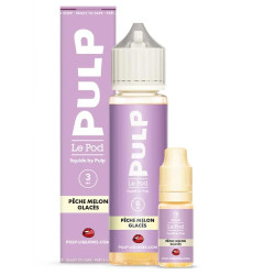 Pack pêche melon glacés - 60ml - le pod liquide by pulp 0.3 mg