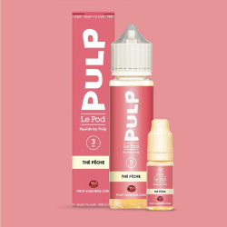 Pack thé pêche - 60ml - le pod liquide by pulp 0.3 mg