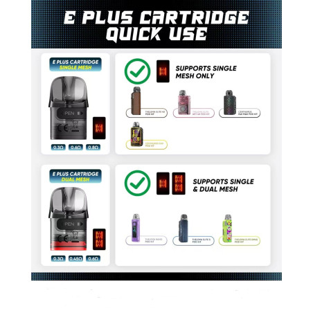 Pod e plus lost vape 0.30 ohm