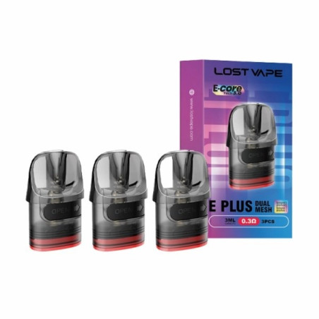 Pod e plus lost vape 0.3ohm ecore tech 3