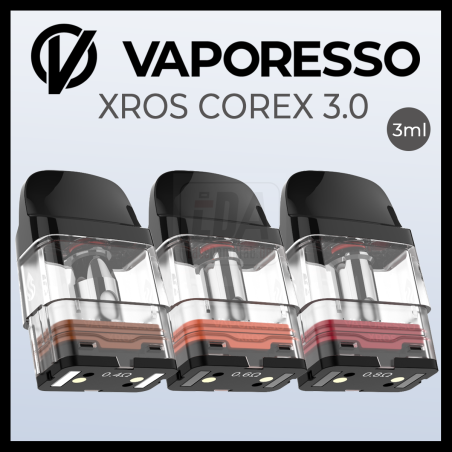 Pod xros 3ml core x 3.0 - vaporesso 0.4ohm new