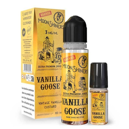 Vanille crème custard - vanilla goose - moonshiners 0.3 mg