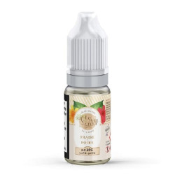 10ml petit verger - sel de nicotine 10mg - savourea fraise-poire