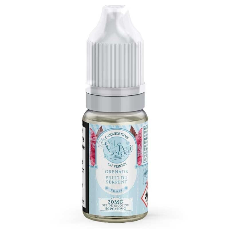 10ml petit verger - sel de nicotine 10mg - savourea serpent grenade