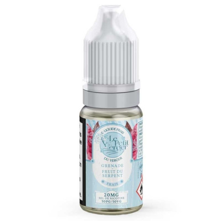 10ml petit verger - sel de nicotine 10mg - savourea serpent grenade