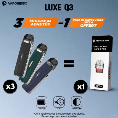 OFFRE Luxe Q3 - Vaporesso