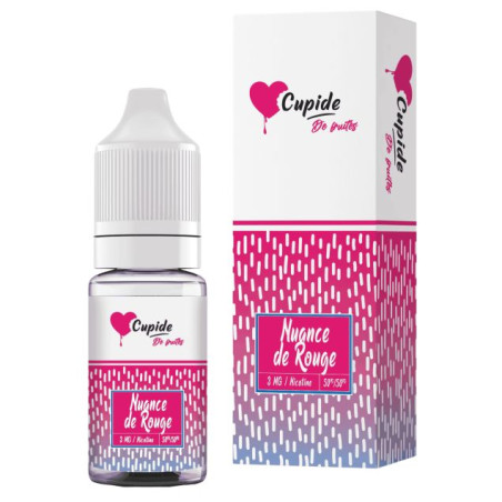Cupide 0mg nicotine 10ml nuance de rouge