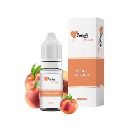 Cupide 0mg nicotine 10ml peche  velours