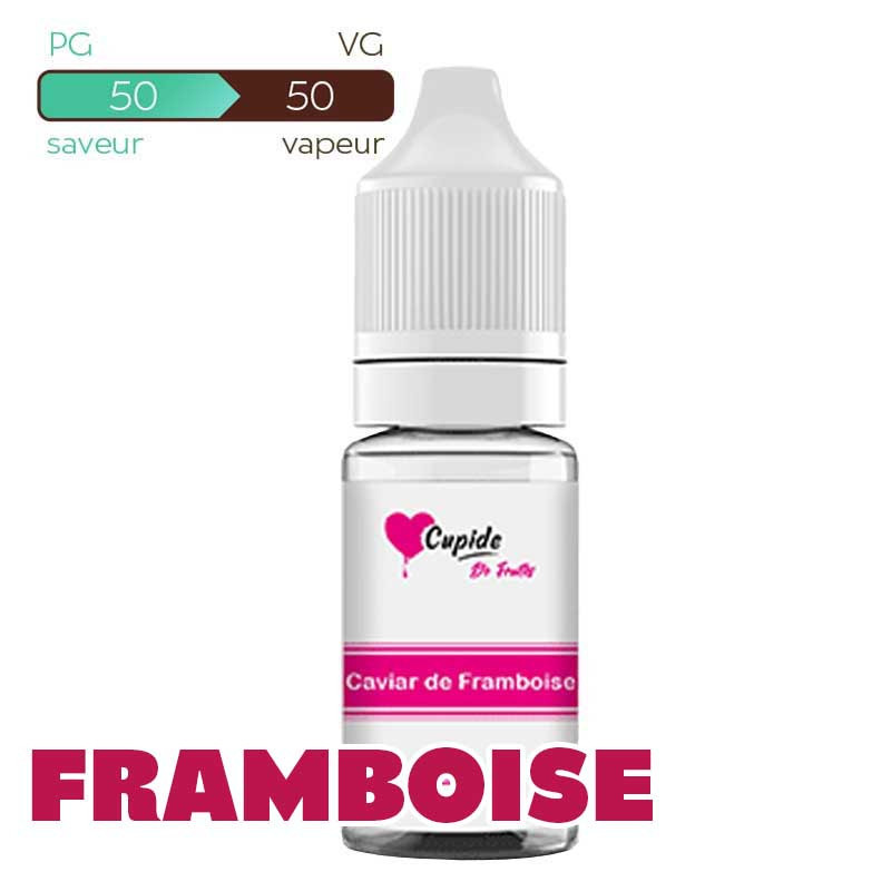 Cupide 3mg nicotine 10ml caviar de framboise