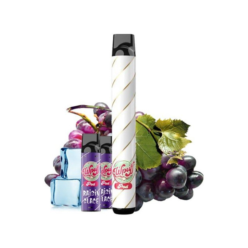 Flavors 10mg saveur wpuff 10ml raisin glacee