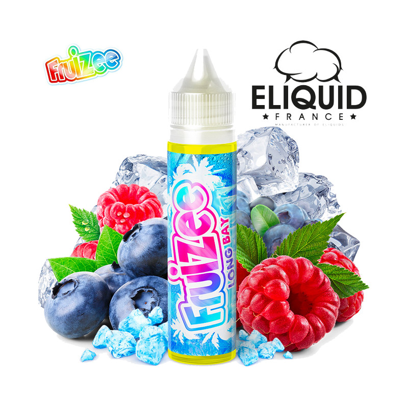 Fruizee 3mg 10ml long bay myrtille framboise