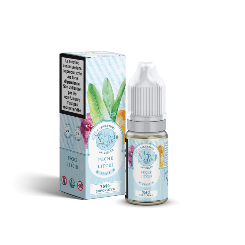 Le petit verger 3mg 10ml peche litchi