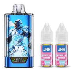 Puff jnr kit gorilla x + 2x10ml - 20mg blue razz ice