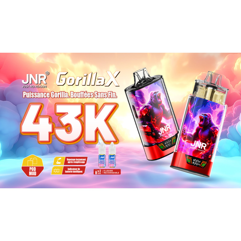 Puff jnr kit gorilla x + 2x10ml - 20mg lady killa