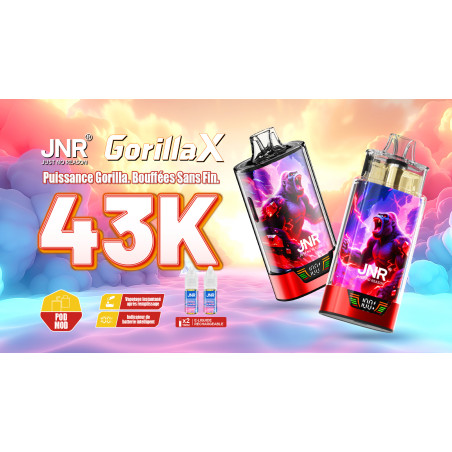 Puff jnr kit gorilla x + 2x10ml - 20mg lady killa