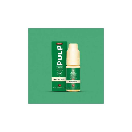 Pulp 10mg sel de nicotine 10ml menthe verte