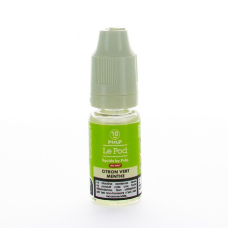 Pulp 20mg sel de nicotine 10ml citron vert menthe