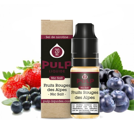 Pulp 20mg sel de nicotine 10ml fruit rouge