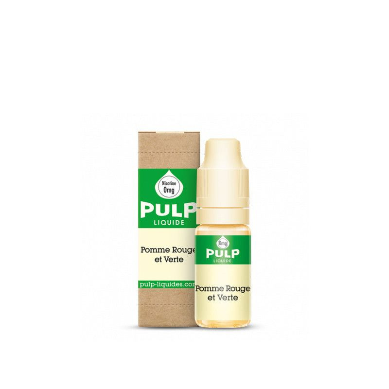 Pulp 12mg liquide 10ml pomme rouge et verte