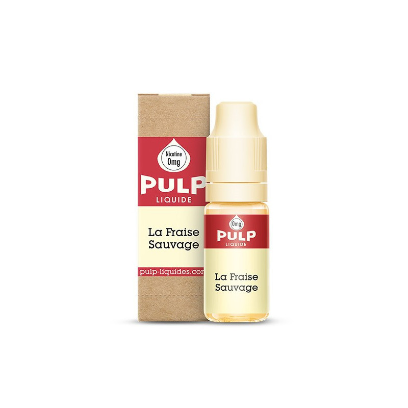 Pulp 12mg liquide 10ml la fraise sauvage