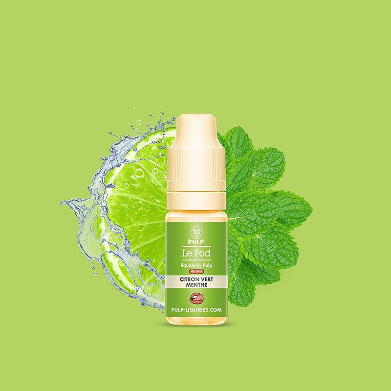 Pulp 10mg sel de nicotine 10ml citron vert menthe