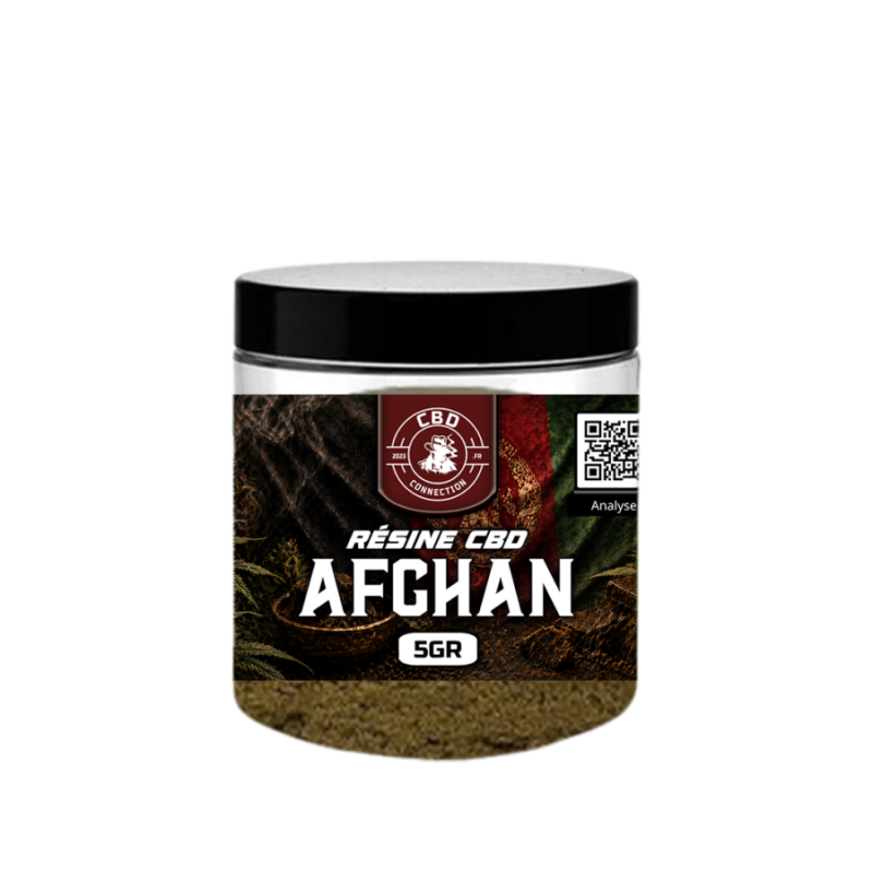 Pot 5grs resine premium - connection - cbd afghan premium