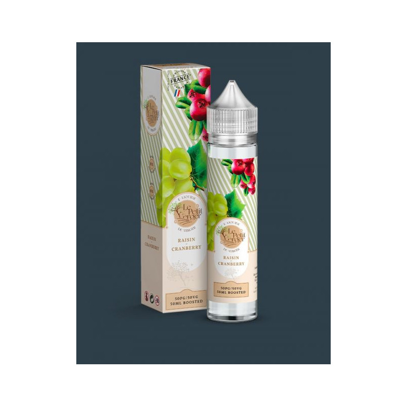 Le petit verger savourea 50ml raisin cranberry