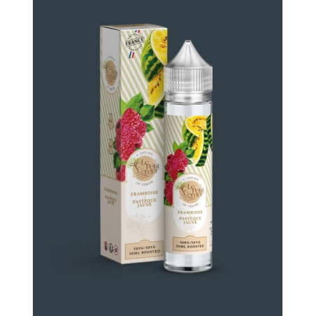 Le petit verger savourea 50ml framboise pastèque jaune