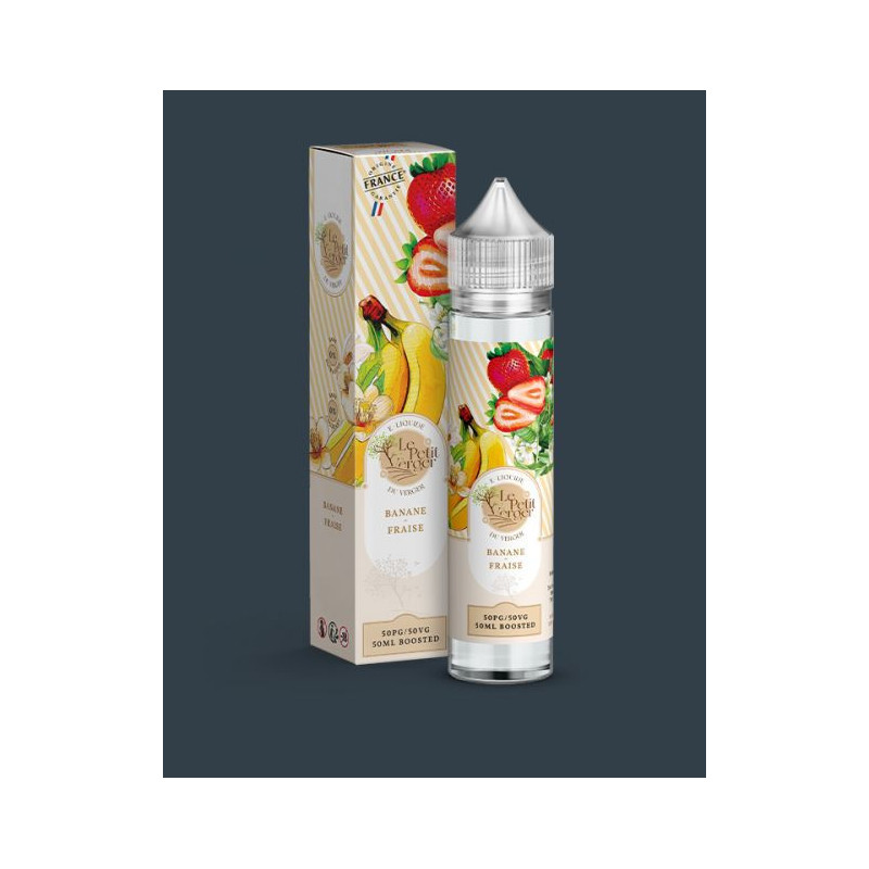 Le petit verger savourea 50ml fraise banane