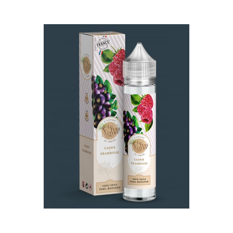 Le petit verger savourea 50ml cassis framboise