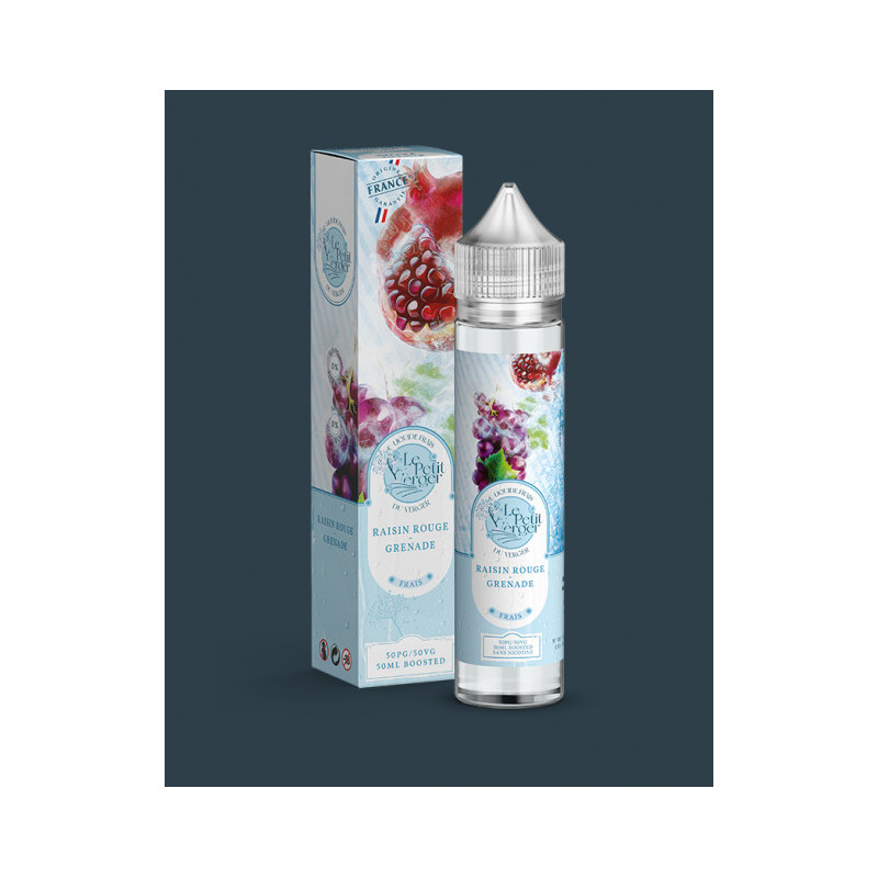 Le petit verger frais savourea 50ml raisin rouge grenade