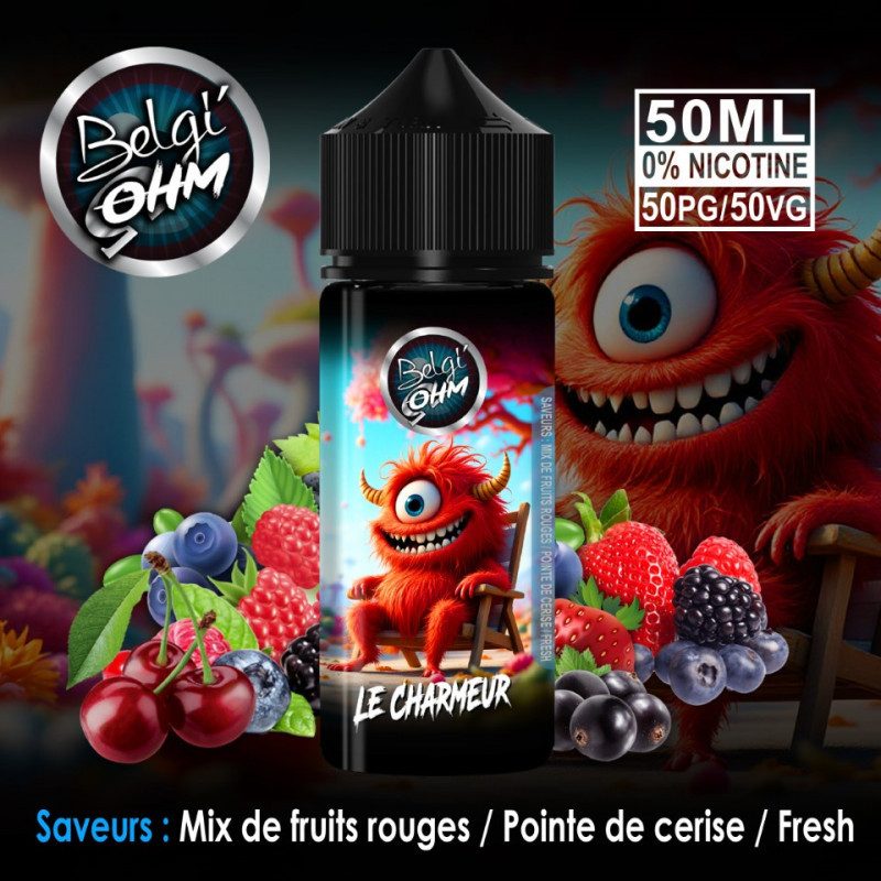 Le charmeur mix de fruits rouges pointe de cerise frais - belgi'ohm
