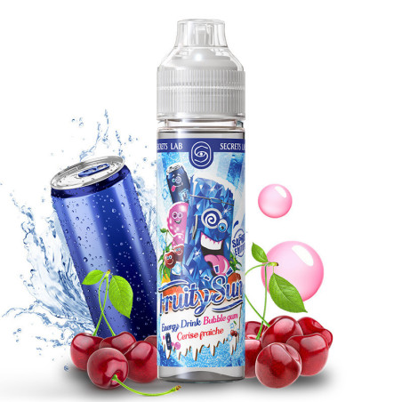 Fruity sun energy drink bubble gum cerise fraiche - 50ml - secret's lab