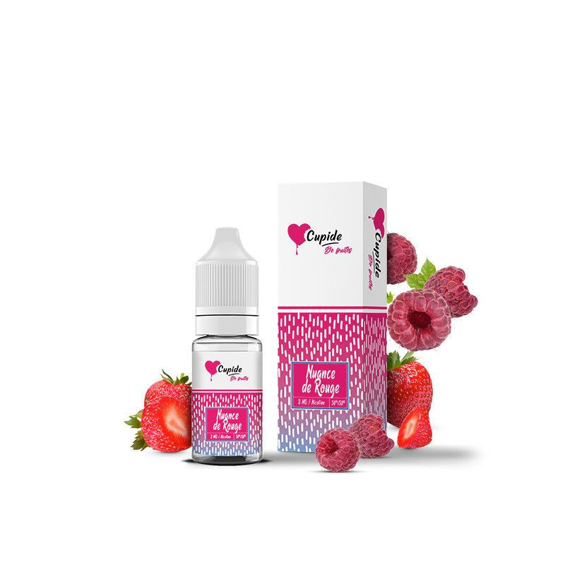 Cupide 3mg nicotine 10ml nuance de rouge