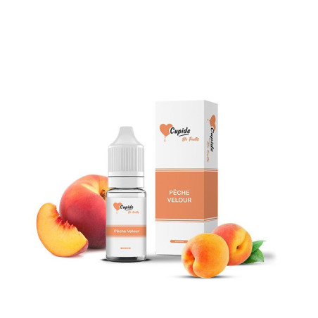 Cupide 0mg nicotine 10ml peche  velours
