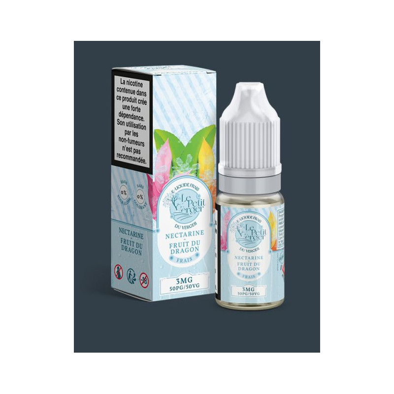 10mg petit verger frais salts savourea 10ml nectarine fruit du dragon