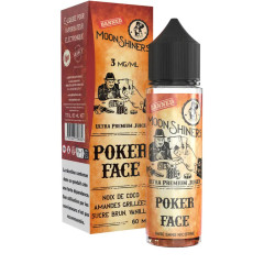 Vanille noix de coco amandes grillées sucre brun - poker face - moonshiners 0.3 mg