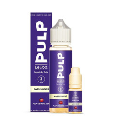 Pack cassis givré 3mg nicotine - 60ml - le pod liquide by pulp