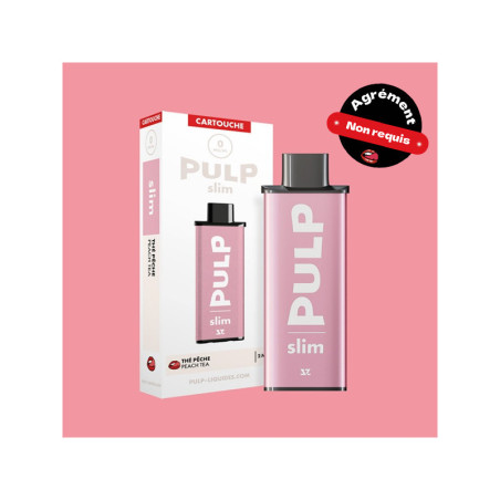 Le pod slim cartouche 10mg  - pulp the peche