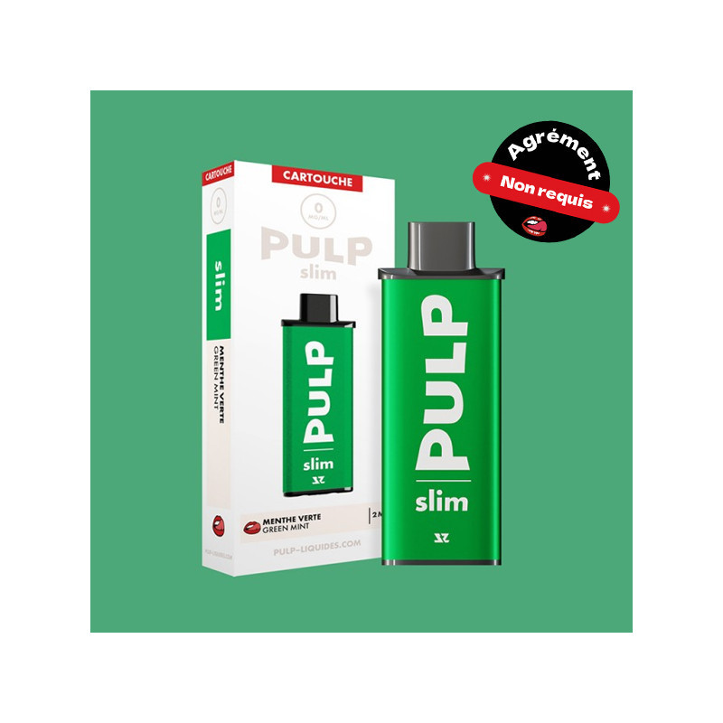 Le pod slim cartouche 10mg  - pulp menthe verte