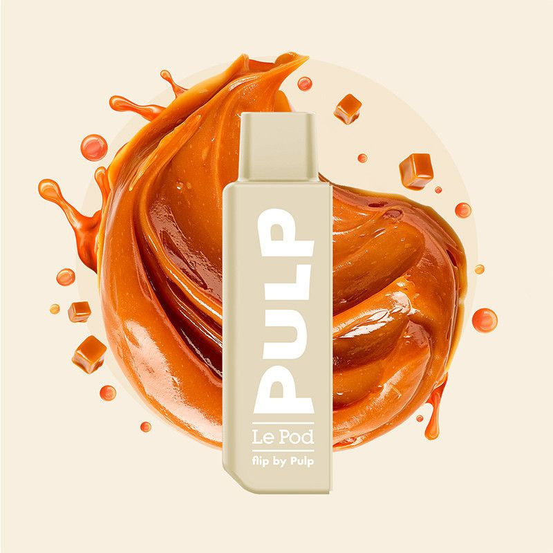 Le pod flip cartouche 20mg - pulp caramel original