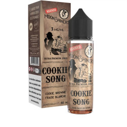 Cookie, brownie, fraise blanche - cookie song - moonshiners 3 mg