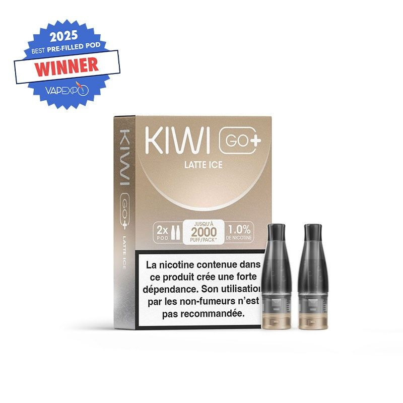 Cartouches Kiwi Go+ 10mg par 2 - Kiwi Vapor