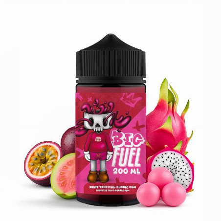 Fruit Tropical, Bubble Gum 200ml 0mg BIG FUEL - Maison Fuel
