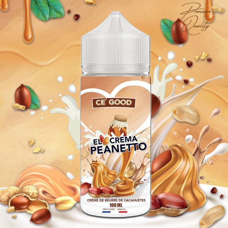 El Crema Peanetto 0mg 100ml - CE'GOOD