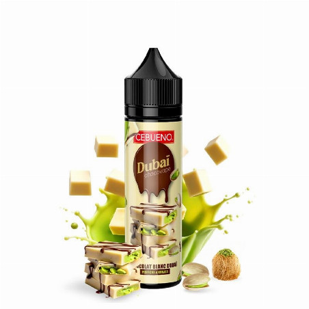 Dubaï Chocovape White 0mg 50ml - Cebueno