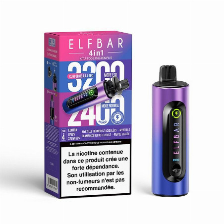 Kit 4in1 10K - Edition Baies Sauvages - Elfbar