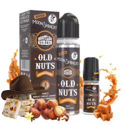 Authentic blend old nuts 50ml + booster 10ml - moonshiners bootleg series 0.6 mg