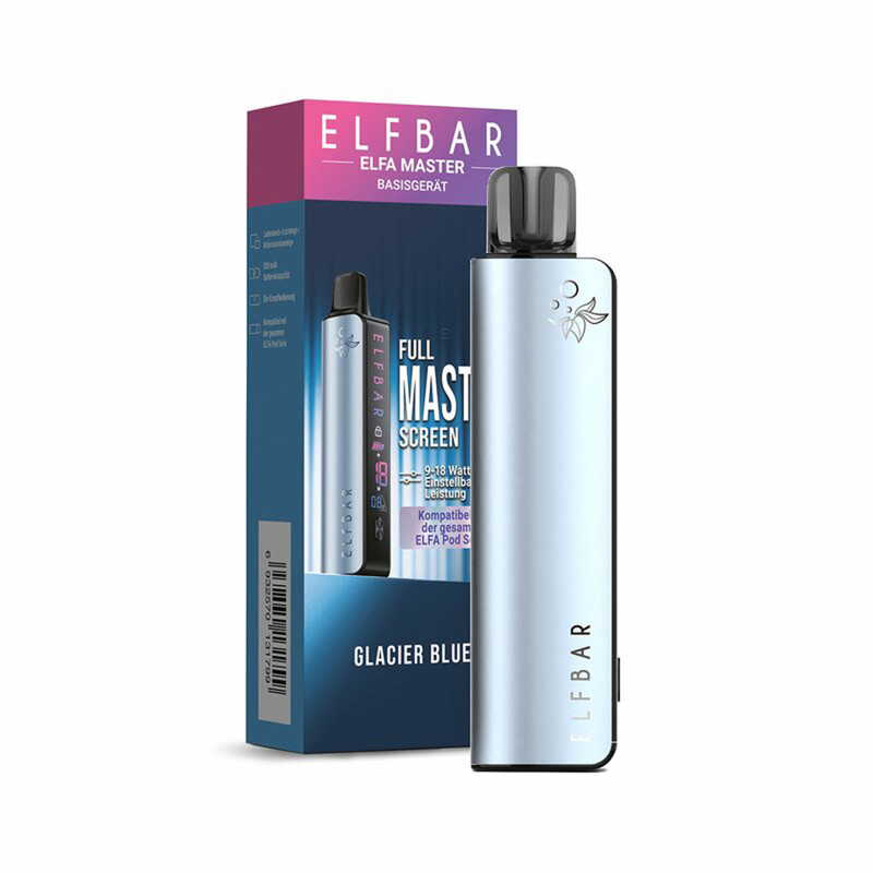 Elfa master 1200mah glacier blue
