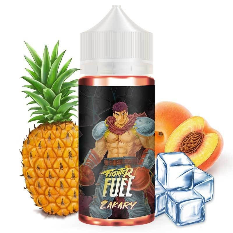 Fighter fuel liquide 100ml zakary pèche ananas